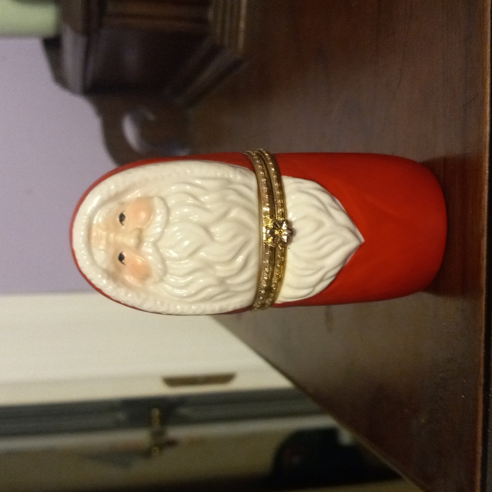 K collection Santa trinket box